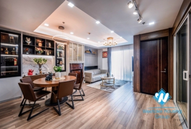Quality furnished three bedroom apartment for rent in Hanoi Aqual Central